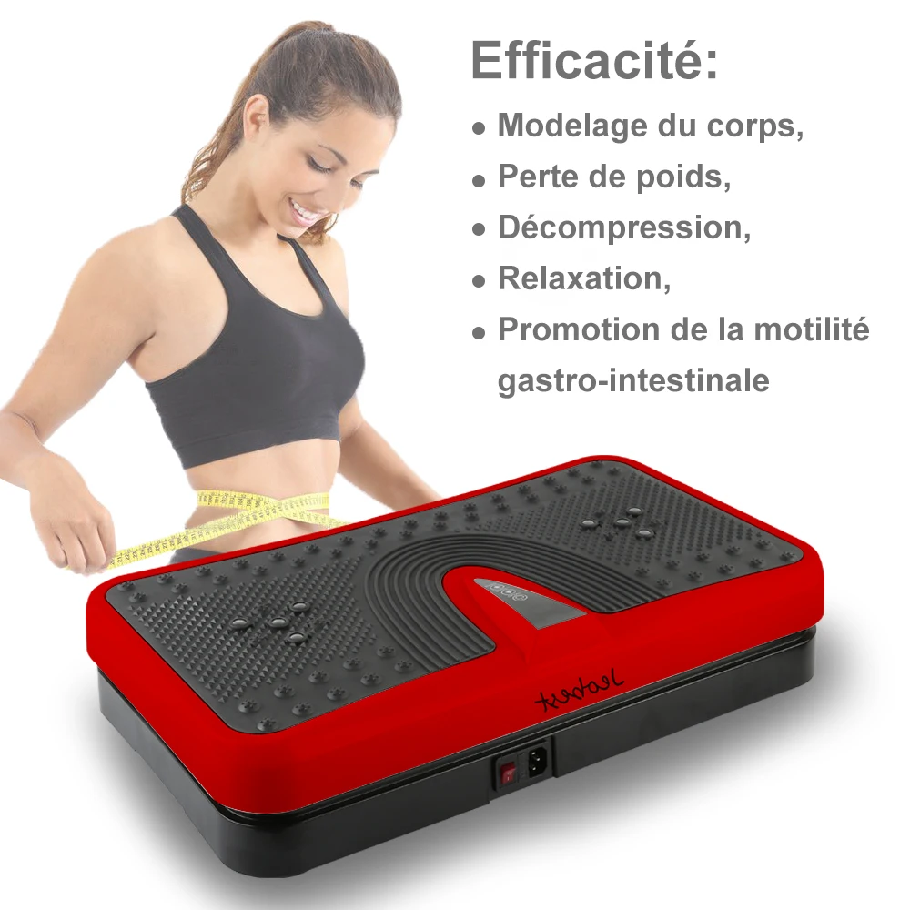 

Fitness Exercise Vibration Plate Home Body Slimming Machine for Rejection of fat EU Plug Muscle Stimulator Gym Equipment HWC