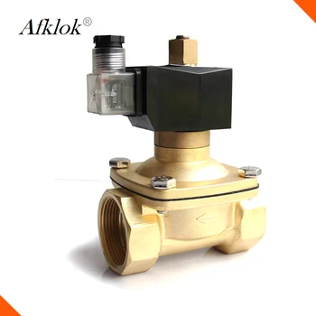 

Low Pressure Brass normally open DN40 1.5 inch water solenoid valve 24 volt