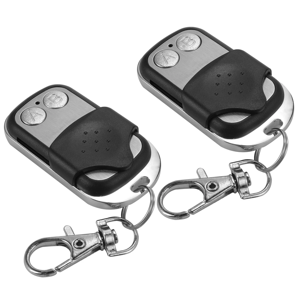 2pcs 433mhz Universal Cloning Remote Control Key Fob for Garage Door