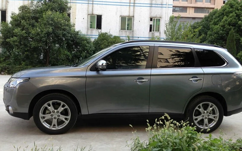 Для Mitsubishi Outlander 2013 14 15 16 xterior автомобильный Стайлинг Черный на крыше монтируемые рейки 1 комплект