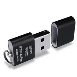 Анти-потеря портативный аксессуары практичный usb 2,0 Металл для TF кардридер Микро Мини подключи и играй компьютер легкий