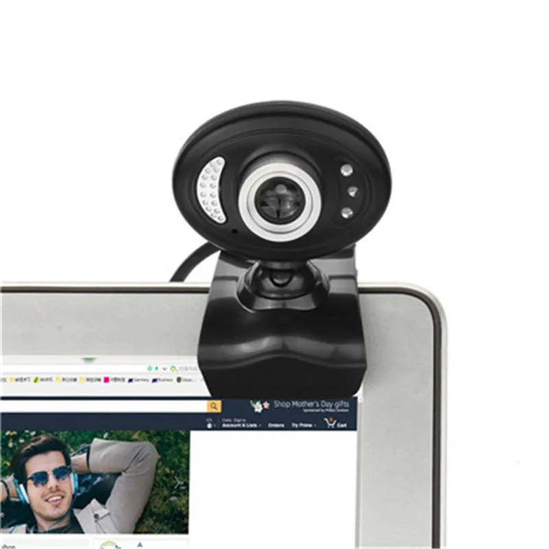 Веб-камера HD 720 P 16 мегапикселей USB 2,0 с микрофоном для компьютера ПК ноутбук jh0425
