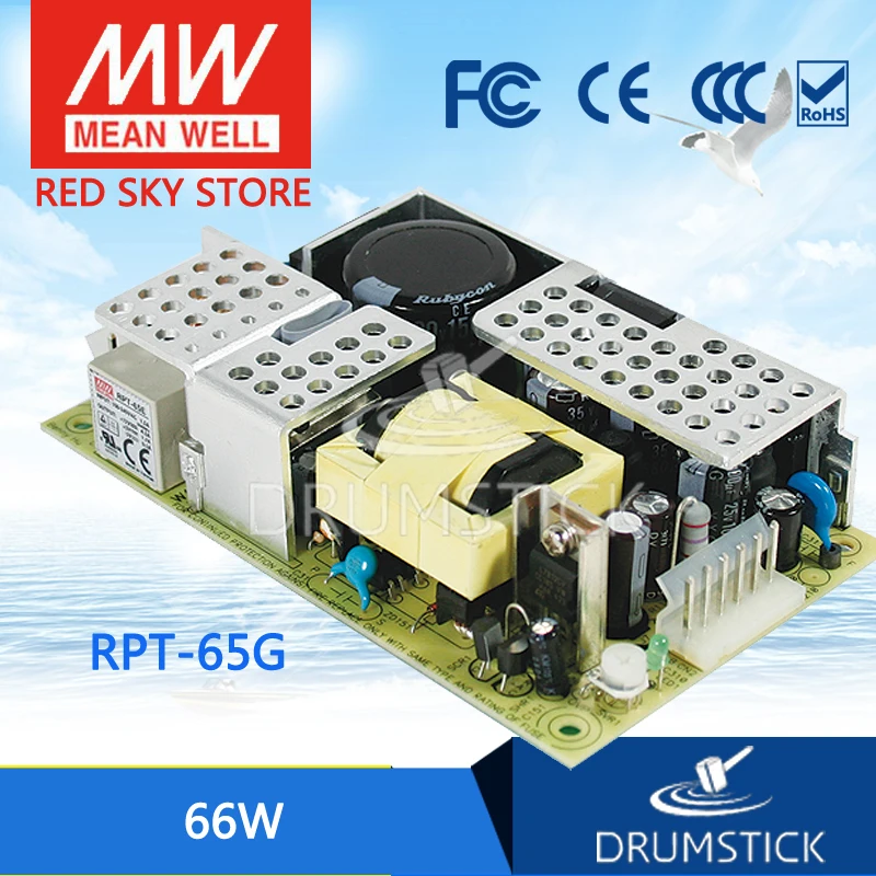 

MEAN WELL RPT-65G meanwell RPT-65 66W Isolated Dual Output with PFC Function PCB type