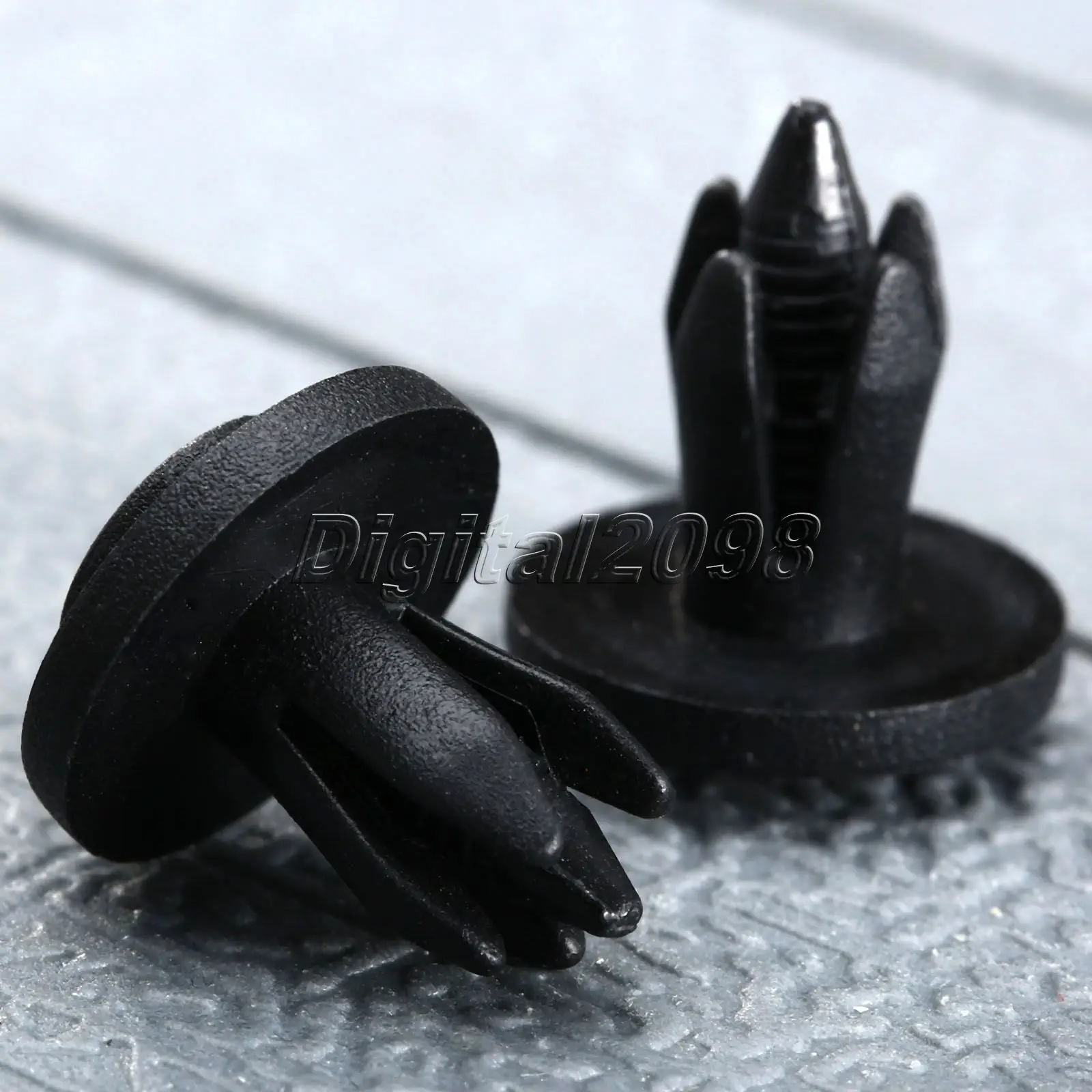 20X 11mm Hole Plastic Rivets Fastener Push Clips Clip Car Auto Bumper Fender LIP