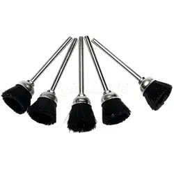 Brosses en Nylon pour polisseuse et polisseuse, outil rotatif 3mm, 5 pièces 