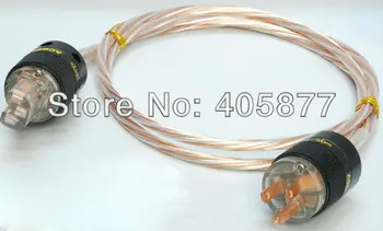 

Hi-End Silver Plated Audio Power cable For Tube amplifier CD Player 1M