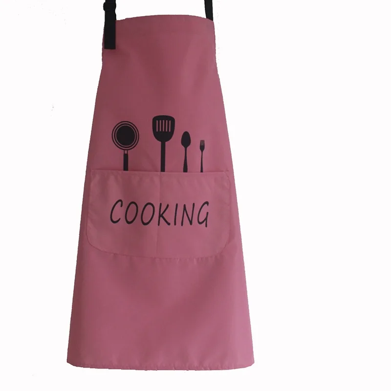 Lady Women Men Kitchen Apron Adjustable Waterproof Vintage Aprons European Style Cooking Baking Restaurant Pinafore AT23