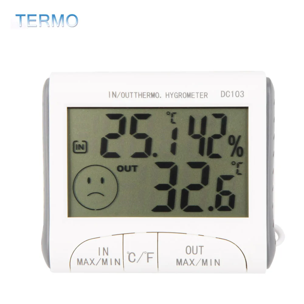 

Household Indoor and Outdoor Use Temperature Humidity Meter Temperature Display Thermometer Hygrometer Weather Station