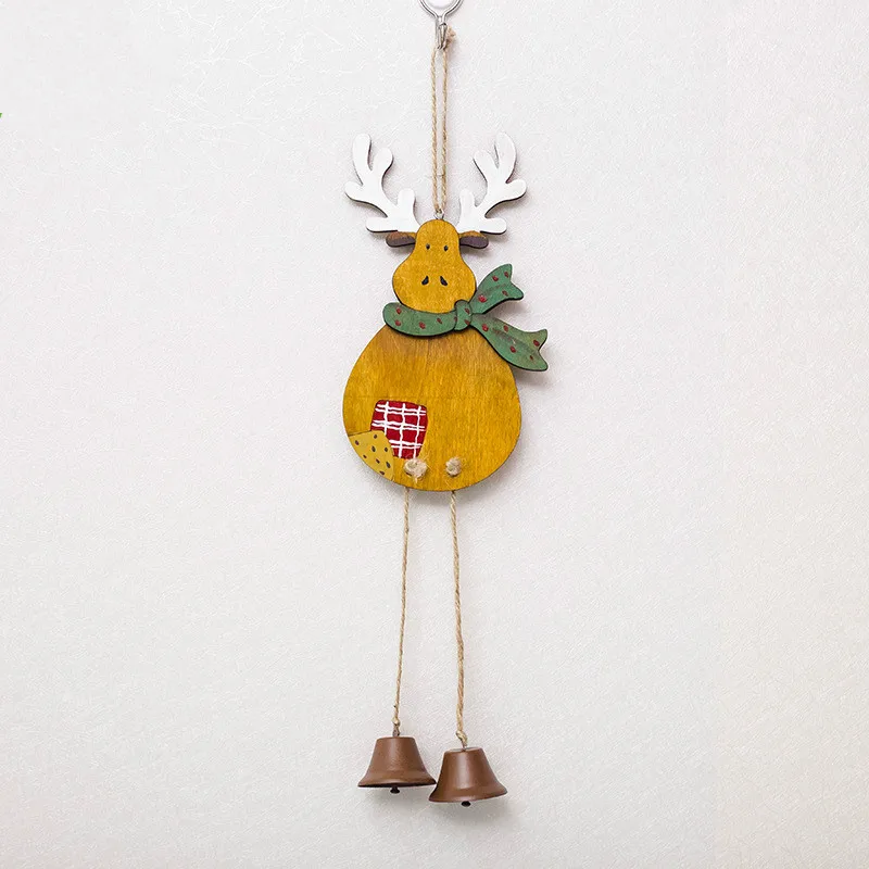 New-Cute-Wooden-Elk-Santa-Pendant-Christmas-Tree-Ornaments-Hanging-with-Jingle-Bells-Christmas-Decoration-Supplies (1)