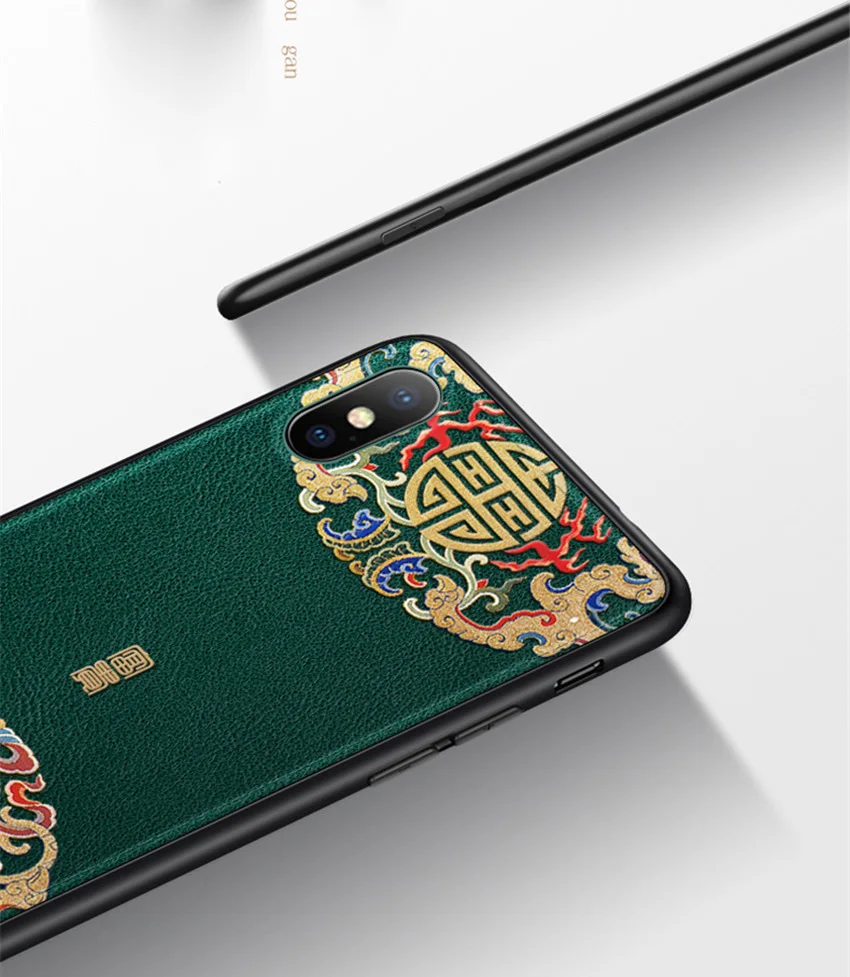 iPhone  X XR XS Max 7 8 plus case leather (7)