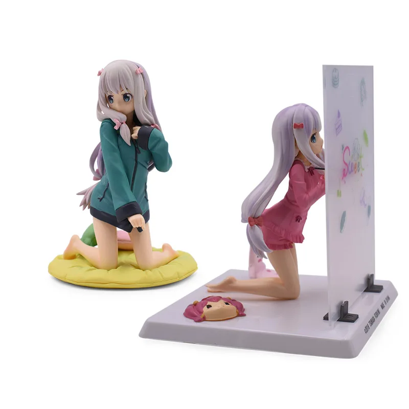 

2 pcs/lot Anime Eromanga Sensei Sagiri Izumi PVC Action Figure Doll Collectible Model Toy Christmas Gift For Children