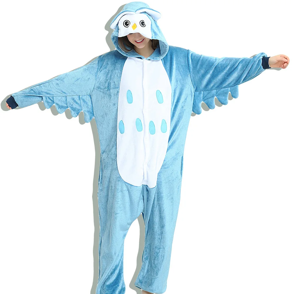 Conjuntos de Pijamas dos Desenhos Inverno Bonito Animal Pijamas Animados Ponto Unicórnio Kigurumi Unicornio 2020 3 Mamãe e Bebê