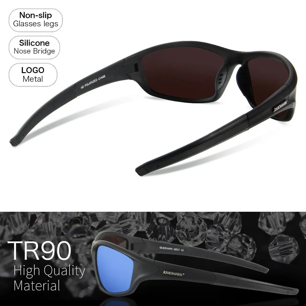Queshark UV400 يستقطب الدراجات نظارات دراجة هوائية للرياضة النظارات الشمسية الدراجة نظارات تزلج نظارات الصيد الدراجات التنزه نظارات Queshark UV400 يستقطب الدراجات نظارات دراجة هوائية للرياضة النظارات الشمسية الدراجة نظارات تزلج نظارات الصيد الدراجات التنزه نظارات