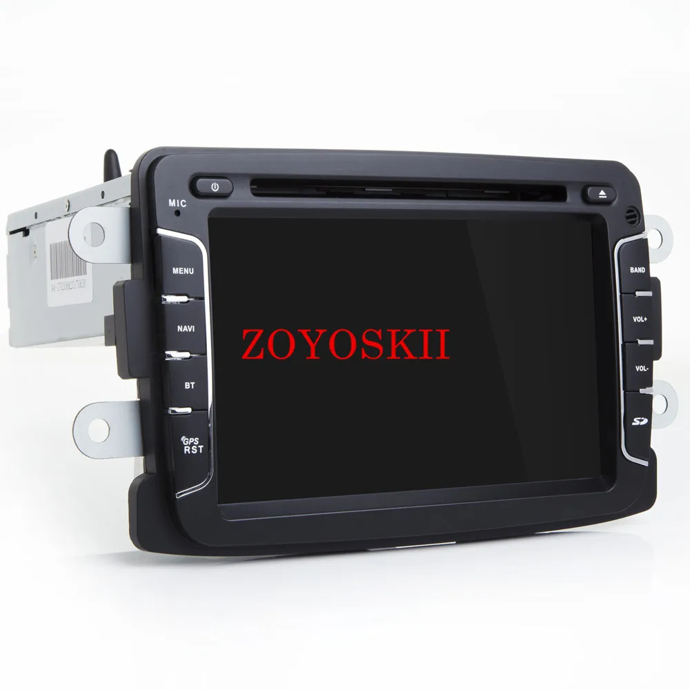 Sale ZOYOSKII Android 8.0 8.1 7inch CAR DVD Radio GPS bluetooth Navigation player For Dacia Renault Duster Logan Sandero 1