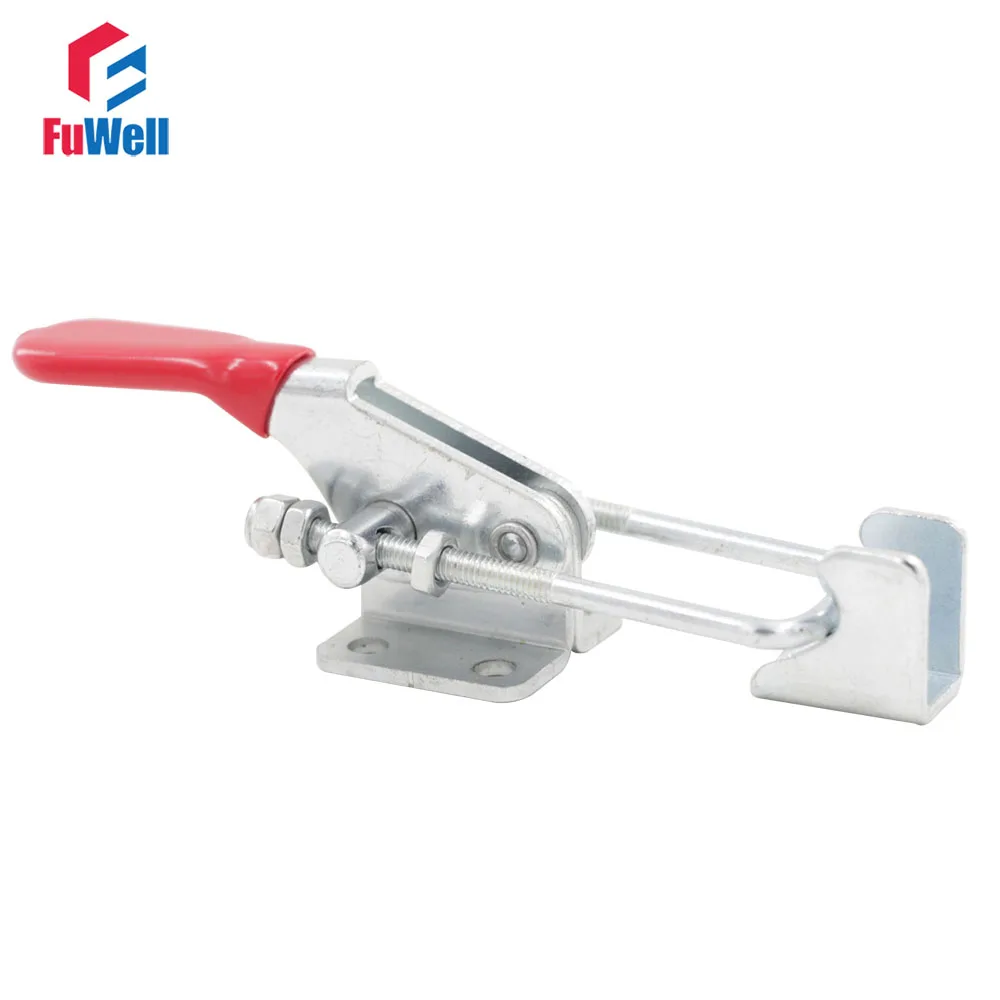 CH-40323 Latch Door 163Kg 360Lbs Plastic Coated Grip Toggle Clamp 2pcs by Houseuse CH-40323 Latch Door 163Kg 360Lbs Plastic Coated Grip Toggle Clamp 2pcs by Houseuse