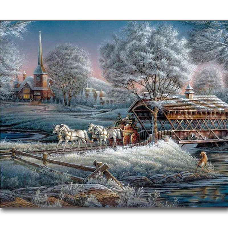 Зимой мозаики. Терри Редлин картины. Терри Редлин художник картины. Картины художника Terry Redlin Рождество. Терри Редлин Рождественский домики.