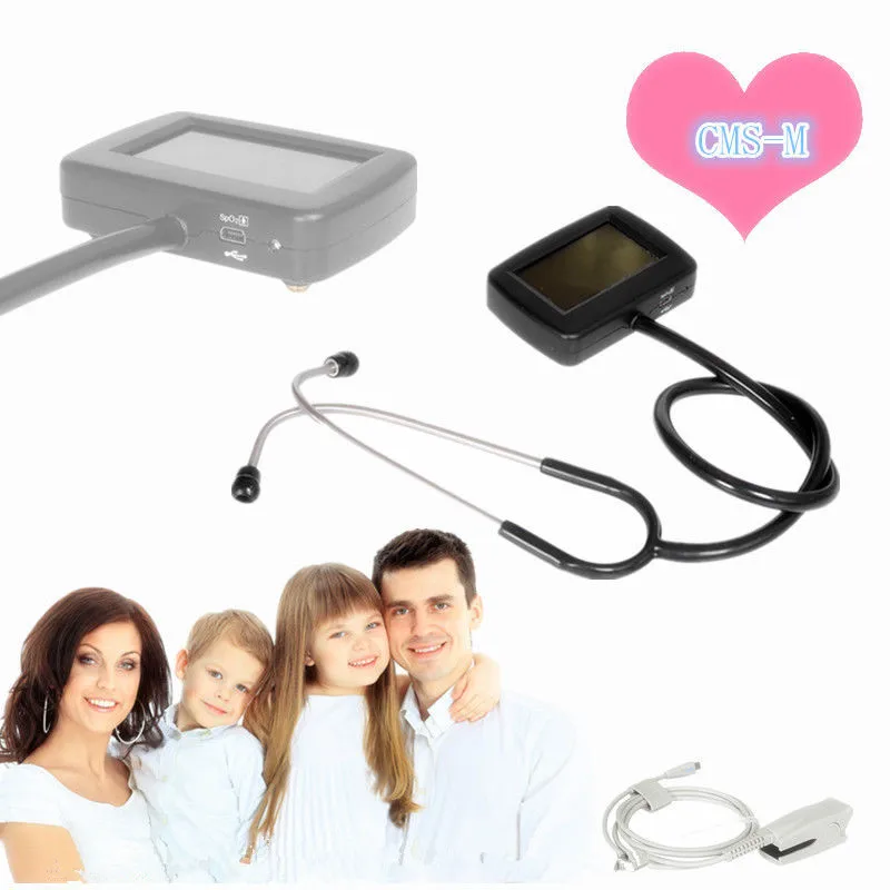 CMS M CE TFT 2.7 inch Multi Function Portable Electronic Stethoscope