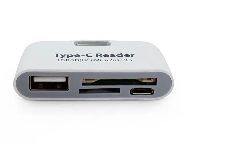 Мобильный телефон card reader Тип-C USB2.0 U диск для MacBook считыватель карт OTG TF SD card reader