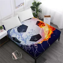Sports Design Bed Sheet 3D Fire Football Print Fitted Sheet King Queen Bedding Teens Sheet Deep Pocket Mattress Cover D20 Sports Design Bed Sheet 3D Fire Football Print Fitted Sheet King Queen Bedding Teens Sheet Deep Pocket Mattress Cover D20