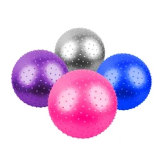 Йога мяч Йога баланс мяч Йога мяч Фитнес прибор упражнения Точка Массаж Йога мяч Фитнес Средства ухода за кожей-строительного инструмента 75 см