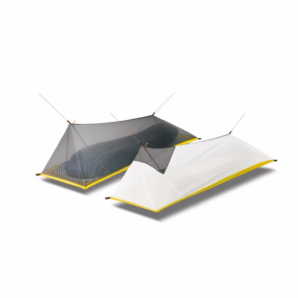 260 г Ультралегкая палатка для отдыха на природе, летняя сетчатая палатка для 1 человека, Внутренняя палатка с вентиляционными отверстиями, москитная сетка для рыбалки и туризма