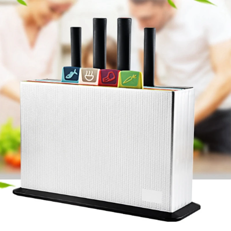  Multifunctional Classification Chopping Board Kitchen Anti-Skid Classification Cutting Board Knife  - 33022616905