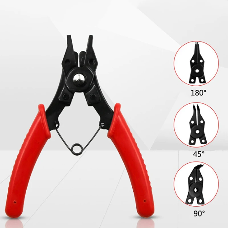 

4 IN 1 Multifunctional Snap Ring Pliers Multi Tools Multi Crimp Tool Internal External Ring Remover Retaining Circlip Pliers