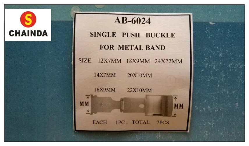 

Deployment Buckle Metal Bracelets Watch Clasp Push Button Steel Fit Metal Band