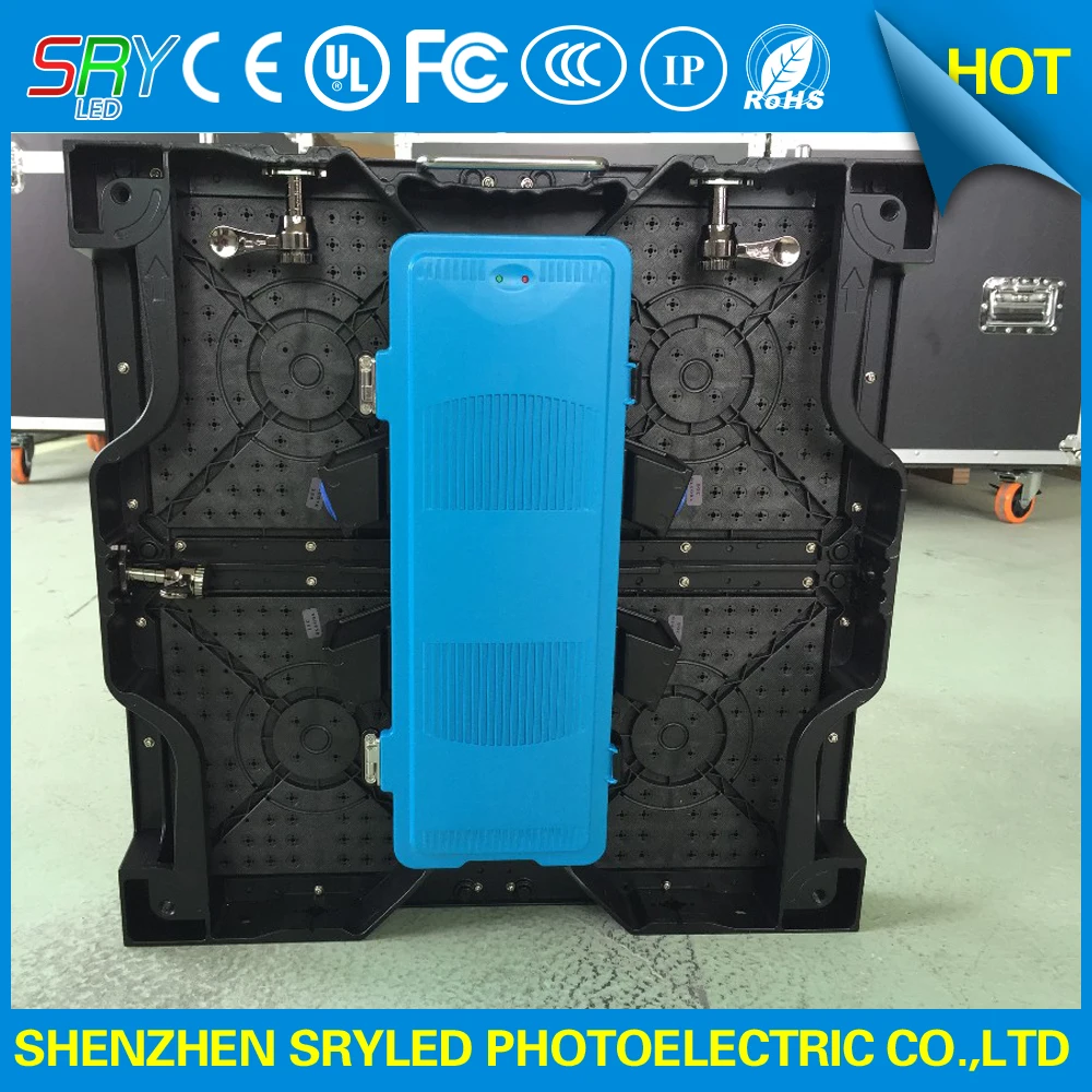 P3 91 super slim indoor rental LED display die casting aluminum cabinet 500mm x 500mm