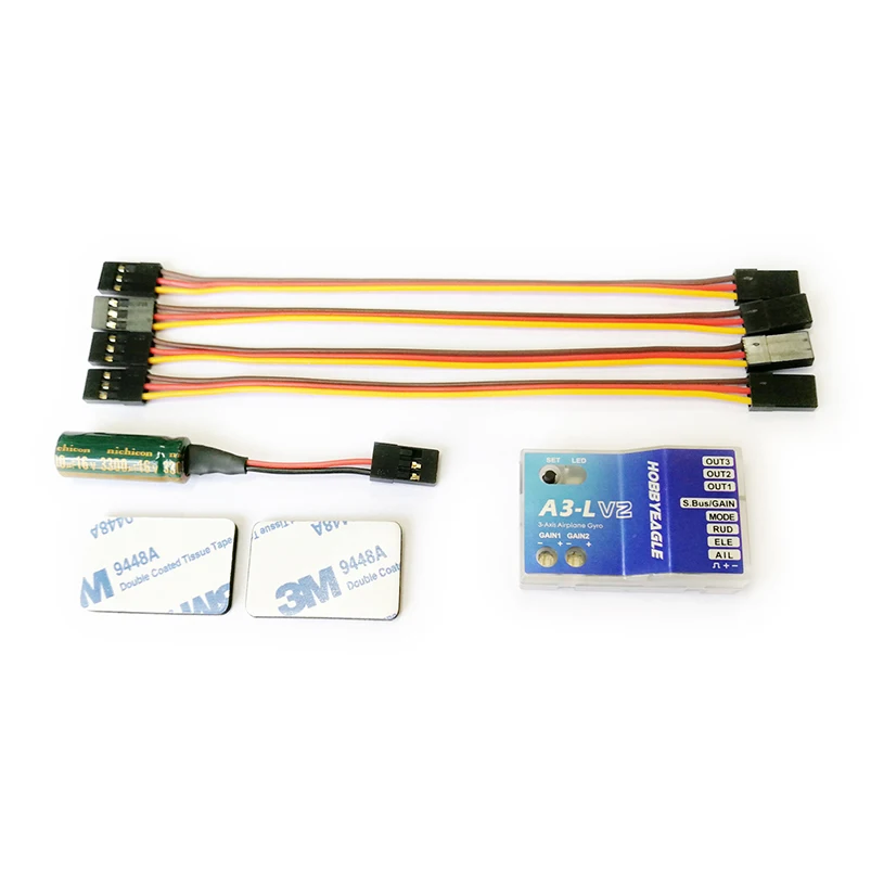 

Eagle A3-LA (V2) eroplane RC Flight Controller Stabilizer System 3-axle Stabilizer Gyro for Eagle RC Airplane Fixedwing Copter