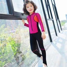2017 Islamic swimsuit for kids Muslim Long Sleeve Covered Kids Bathing suit High Quality Swimwear Front Zipper