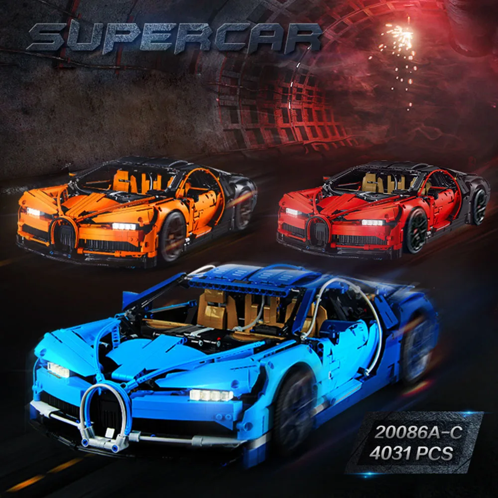 Lepin 20086 строительные блоки Technic 911 GT3 RS супер Спортивная Игрушечная модель