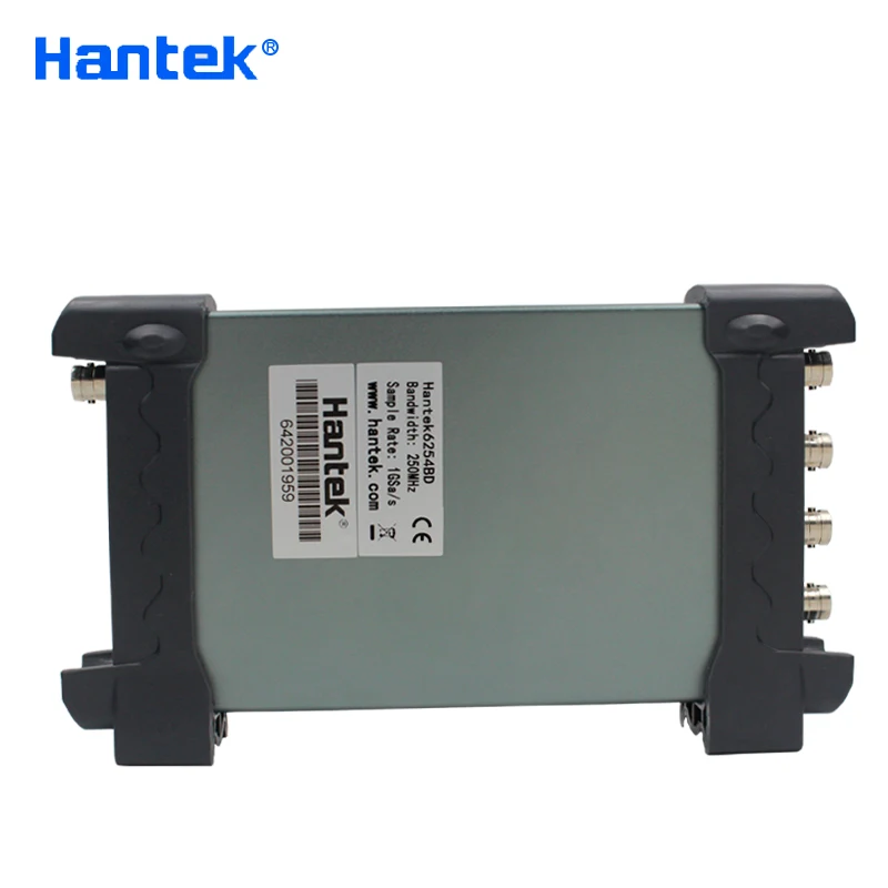 Hantek 6254BD цифровой осциллограф USB ручной 4 канала 250 МГц осциллограф ПК на основе Osciloscopio 25 МГц генератор сигналов