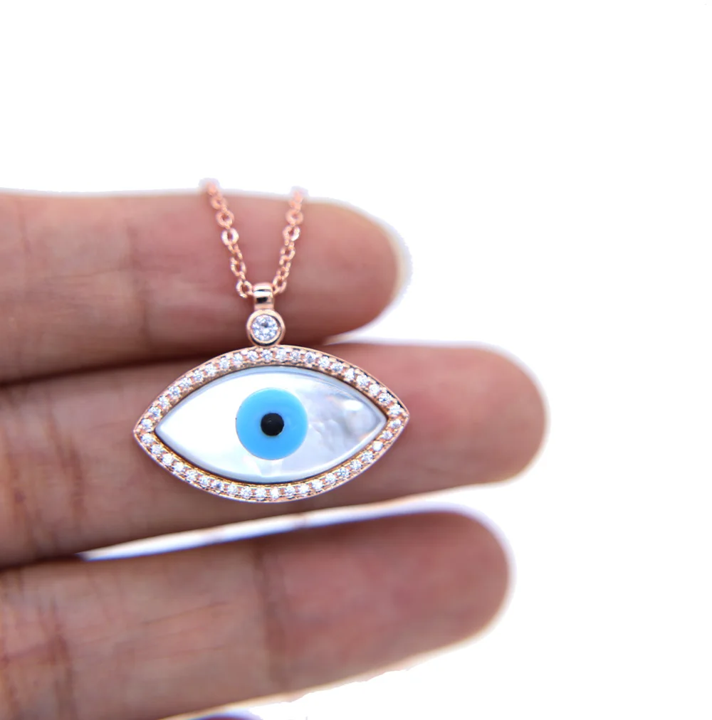 Женское ожерелье с подвеской Collier длинное в виде турецких Дурной глаз N104|collar maxi|eye