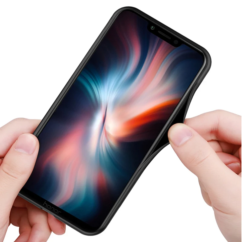 Жесткий чехол из закаленного стекла для Huawei Honor 8X модный зеркальный силиконовый с