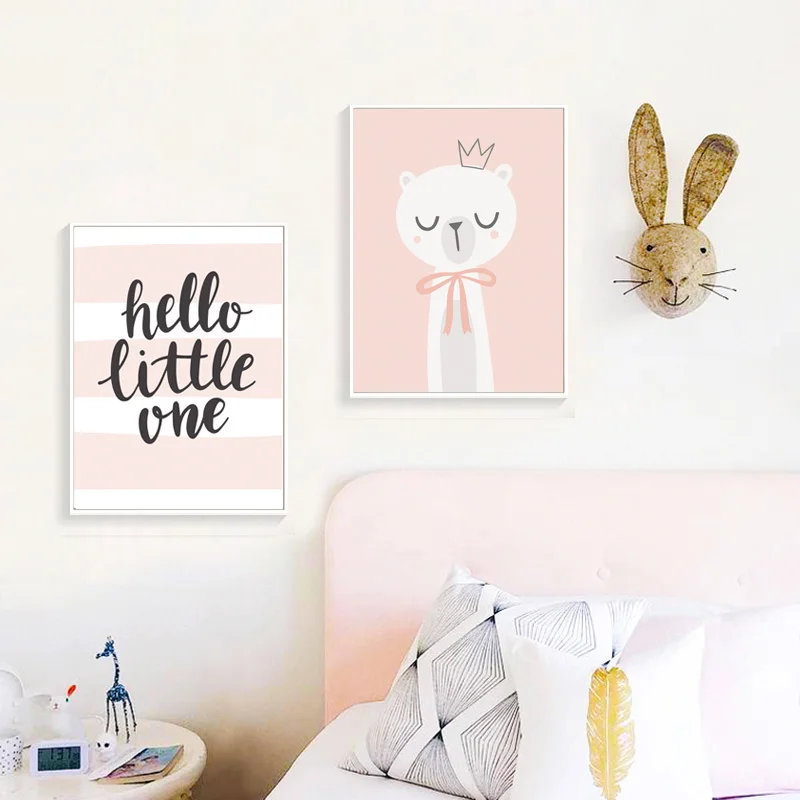 

Baby Room Wall Decro Prints Carton Painting Canvas Print Pictures on Canvas Room Decoration Posters Unframed