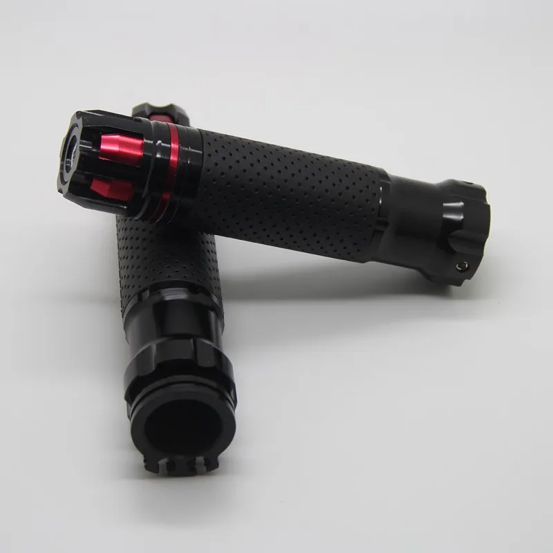 2x Universal CNC Non Slip Rubber Motorcycle 7/8'' 22mm Handlebar Handle