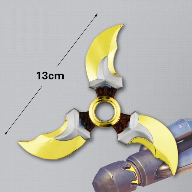 Cool Game Genji Darts Alloy Metal Weapon Rotatable Darts Cosplay