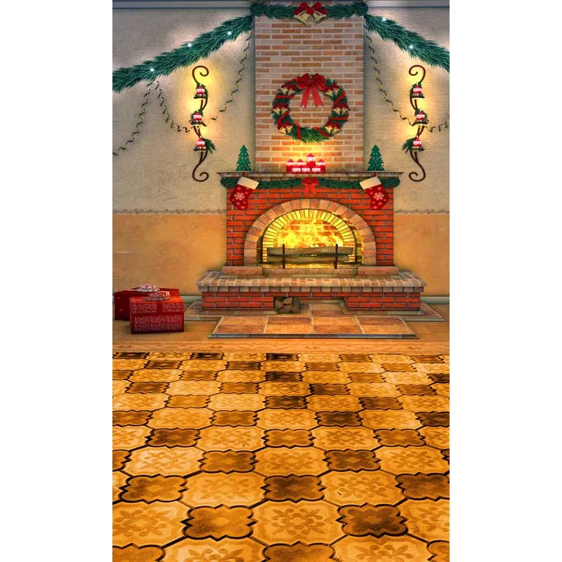 

5x8ft free shipping Christmas backdrops Customized computer Printed vinyl photography background for photo studio st-393