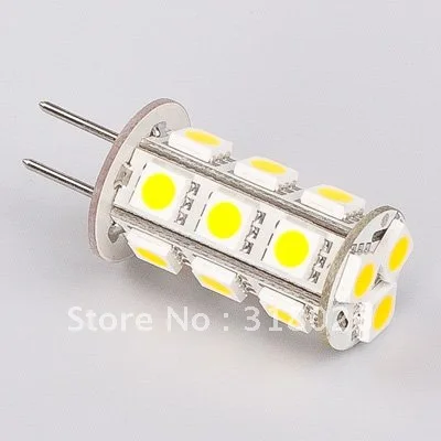 Бесплатная доставка! SMD5050 18 LED G6.35 Лампа 12VAC/12VDC/24VDC белый теплый 1 шт./лот|led g6.35|led lamp