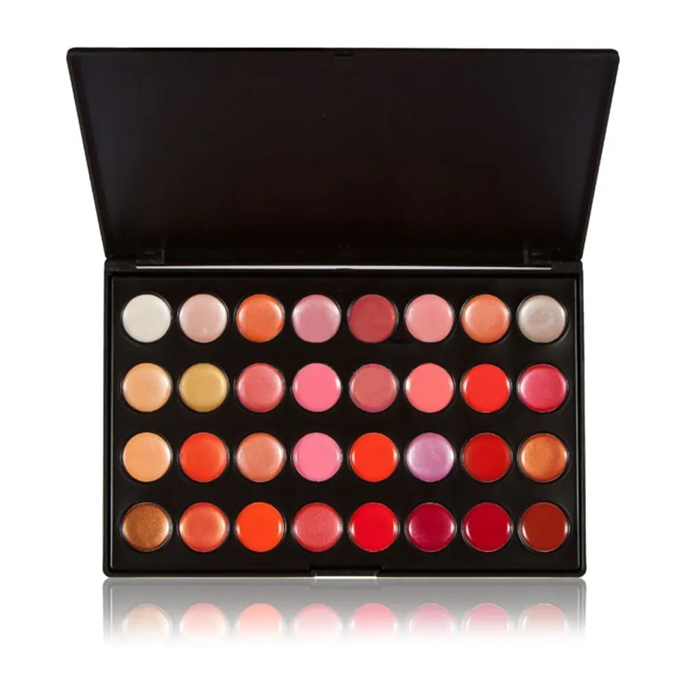 Beauty 32 Charming Colors Pro Lip Gloss Lipstick Cosmetic Makeup Palette Lip Balm Comestics
