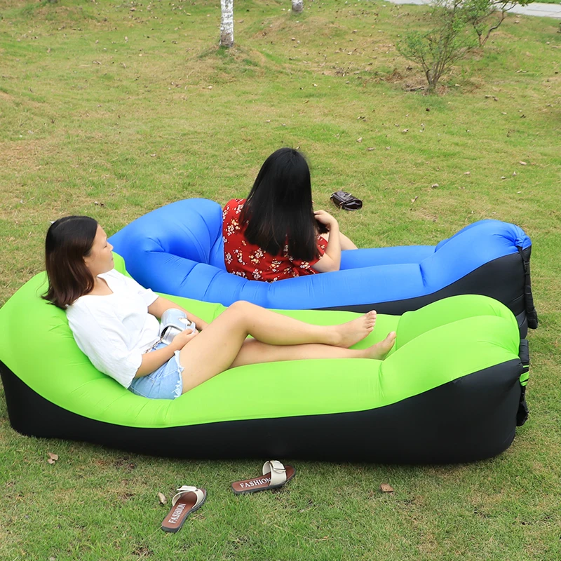 

Camping Mat Lazy Bag Lounger Outdoor Camping Mat Waterproof Picnic Mat Beach Inflatable Air Sofa Bed Beanbag Pad Lounge Chair