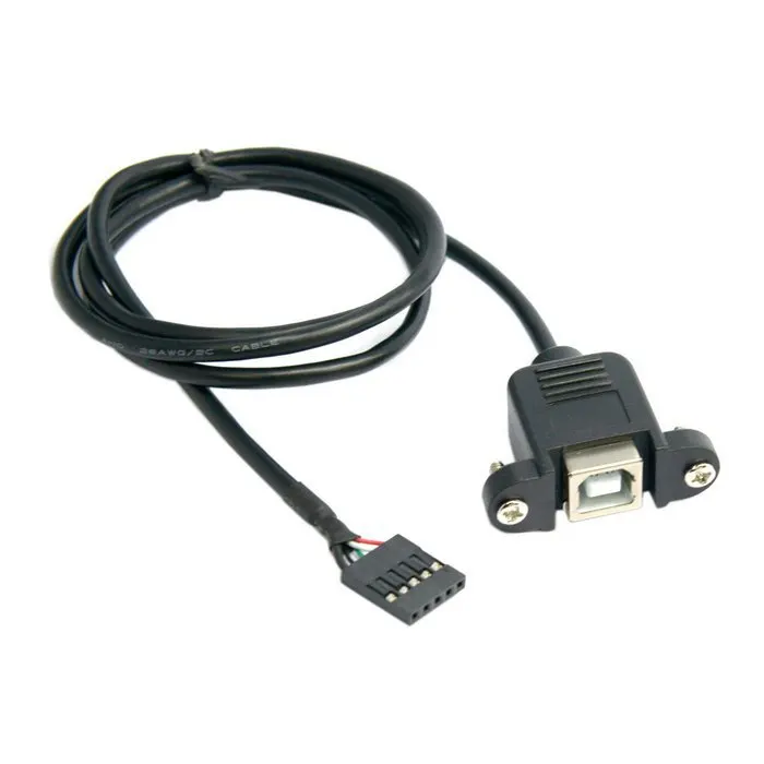 25 см USB 2 0 B гнездовой разъем крепление панели для принтера шаг 54 мм 5pin корпус PCB