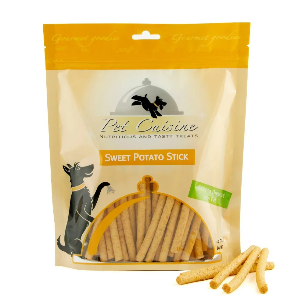 Natural Dog Sweet Potato Stick Puppy Chews Treats Food 340g 2016 New
