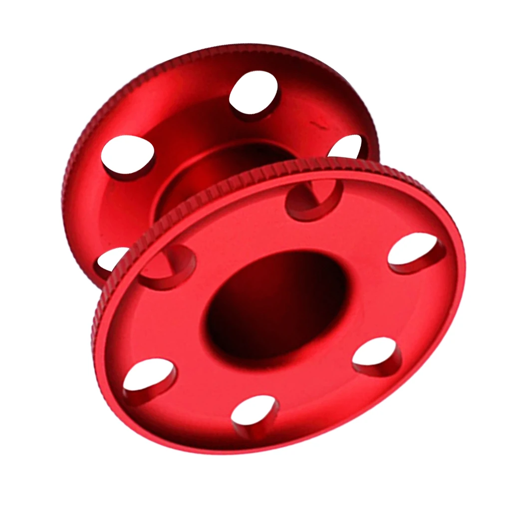 Durable Aluminum Scuba Diving Dive Finger Spool Snorkeling Guide Line Reel for Underwater Sports Accessories 
