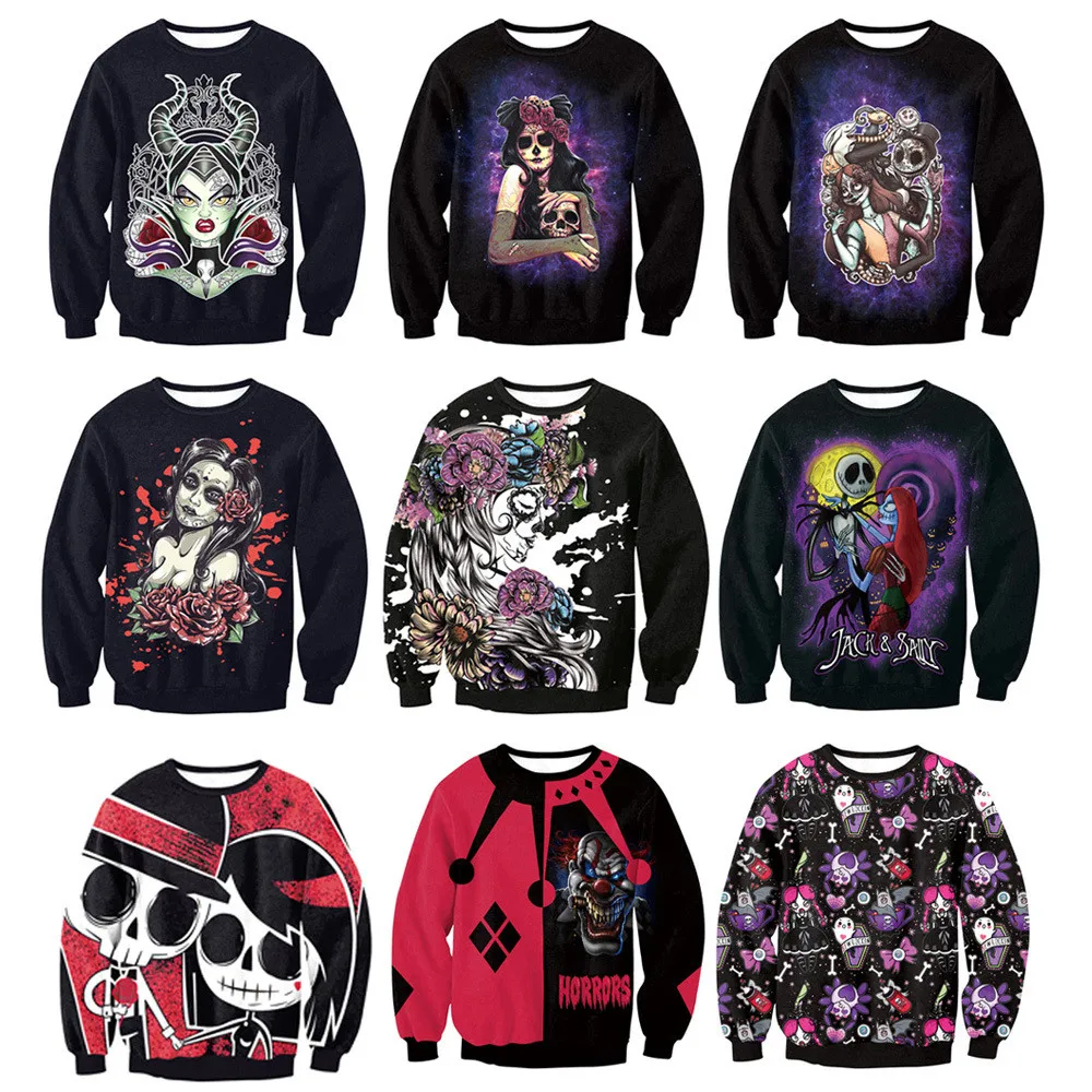 Cosplay Halloween Zombie Ghost Vampire Witch 3D Print