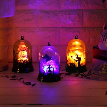 

LED Pumpkin Design Night Light Desk Beside Lamp 3*AAA Battery Powered Operated (Batteries Not Provided) for Halloween Festival