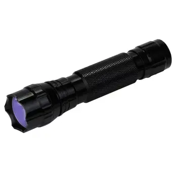 

100pcs 501B LED Flashlight UV Linterna Torch 18650 16340 Battery Ultraviolet Purple UV LED Torch Lamp Light
