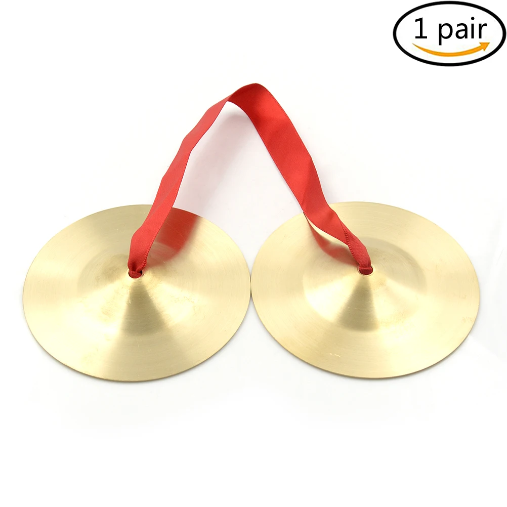 

Mini Small Kids Children Copper Hand Cymbals Gong Band Rhythm Beats Percussion Musical Instrument Toy