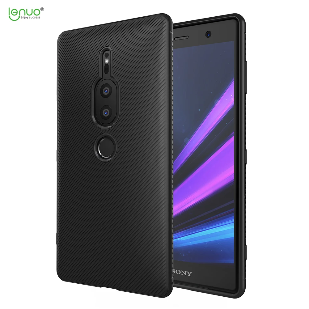 Case For Sony Xperia XZ2 Premium Cover Lenuo Leshen II Soft TPU |